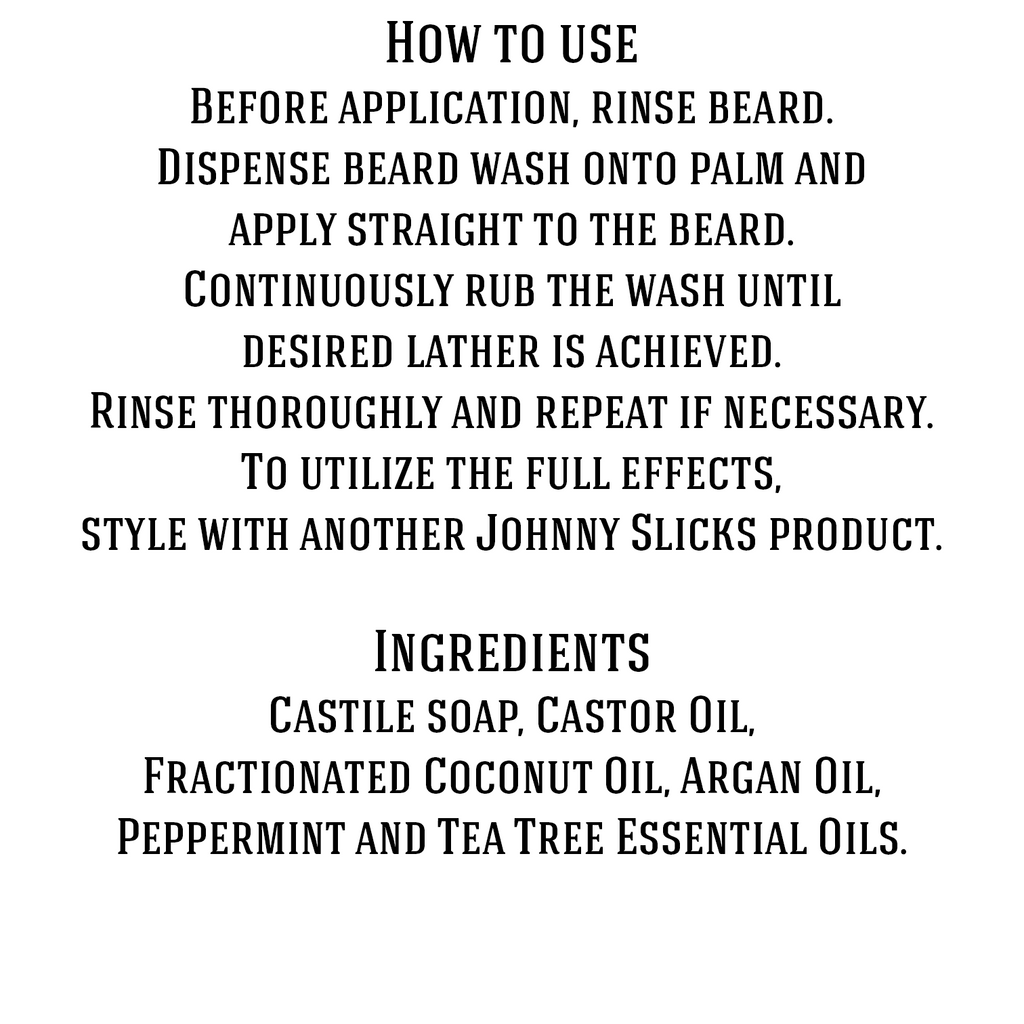 Hand Whipped Beard Wash